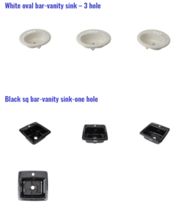 White And Black Vanity Sinks